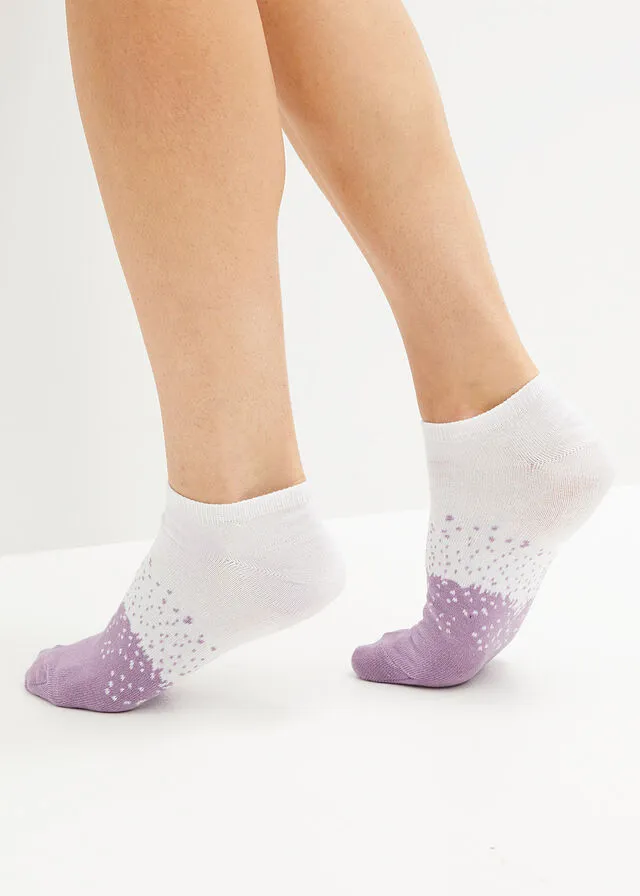 Calcetines deportivos (10 pares) con algodón orgánico Blanco en tonos pastel