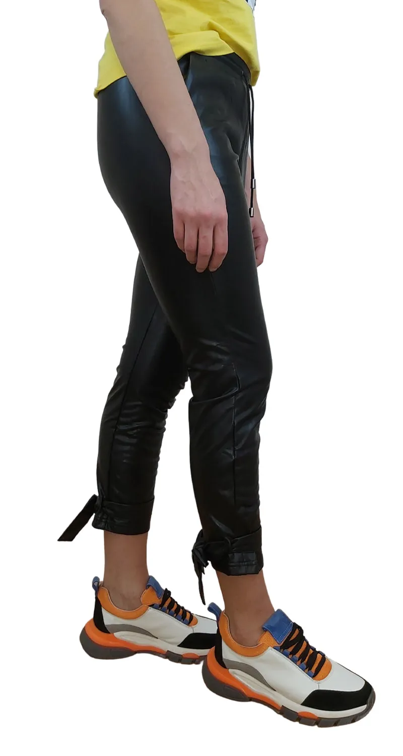 CALZEDONIA Jogger Cuero Negro