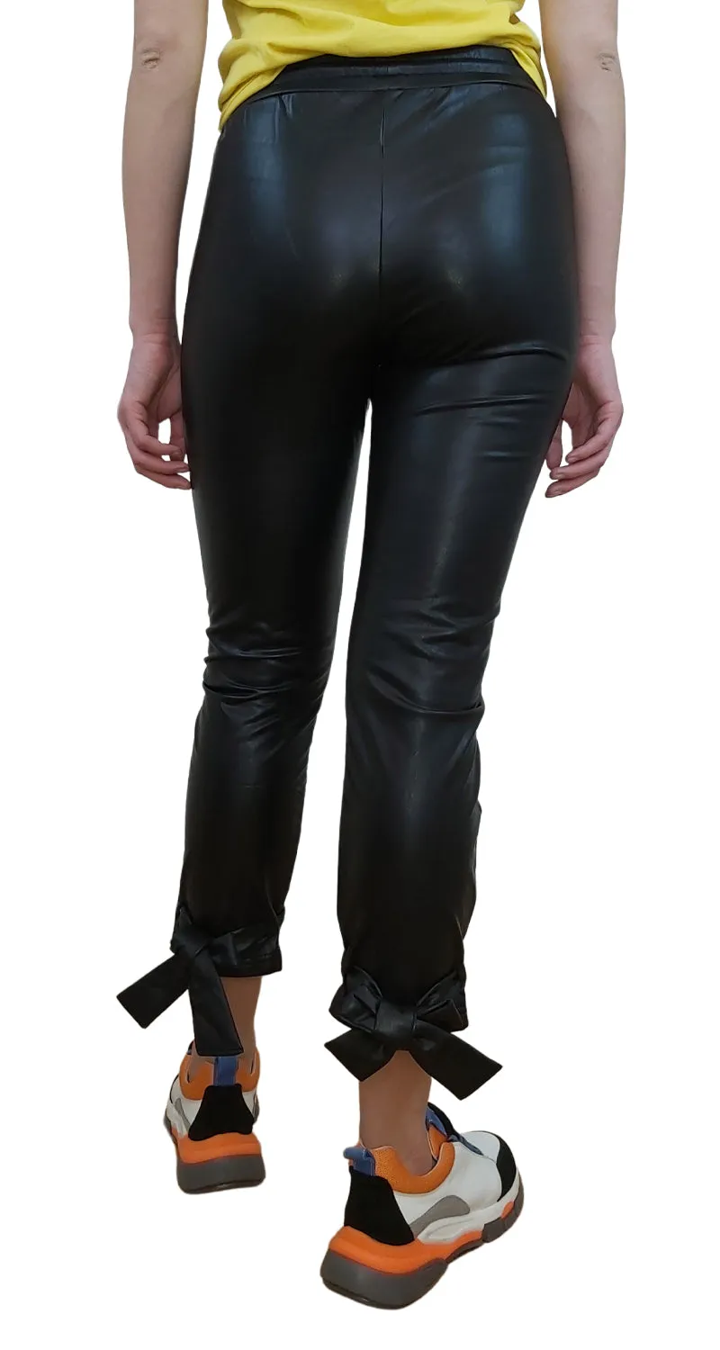CALZEDONIA Jogger Cuero Negro