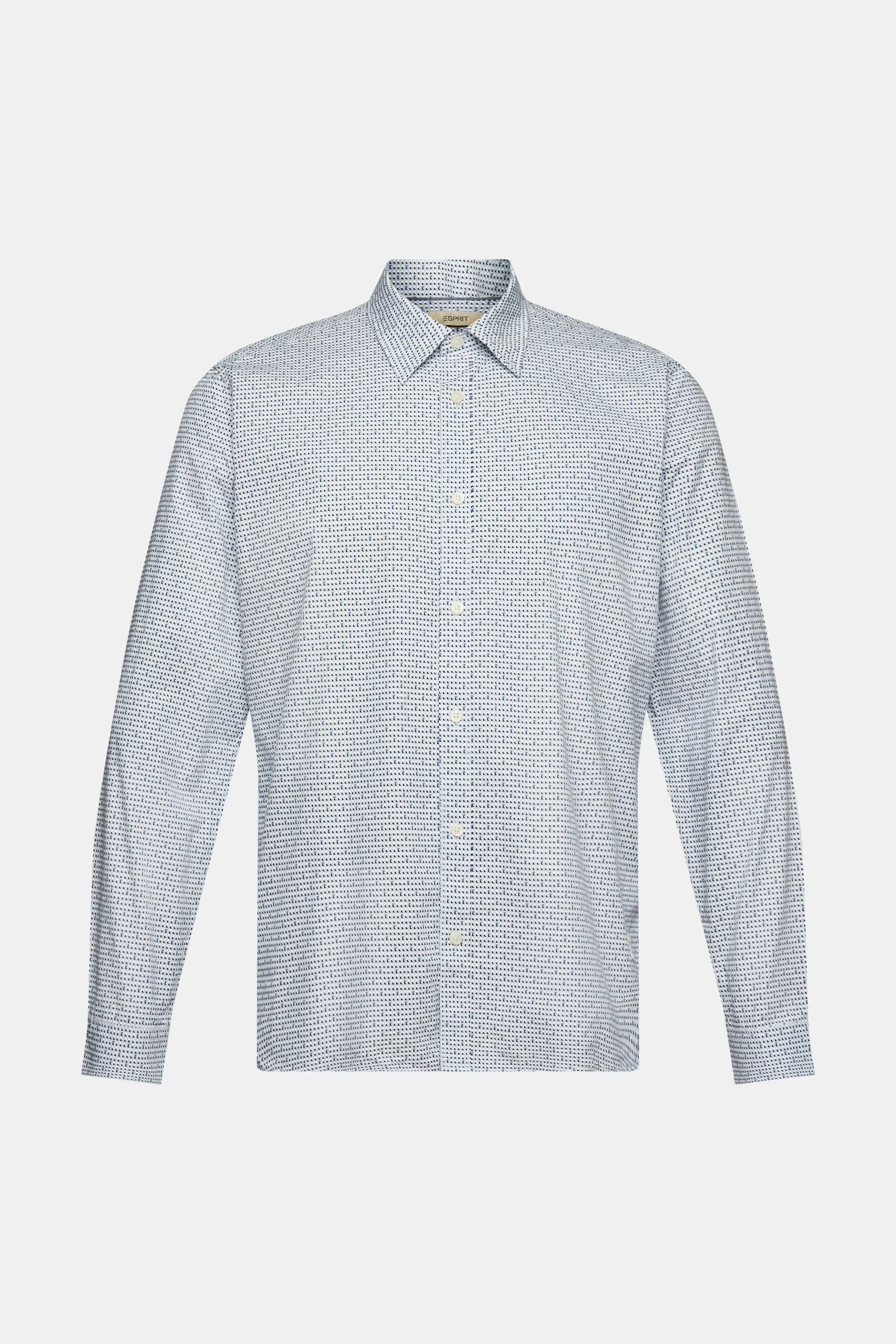 Camisa de corte ceñido con estampado allover
