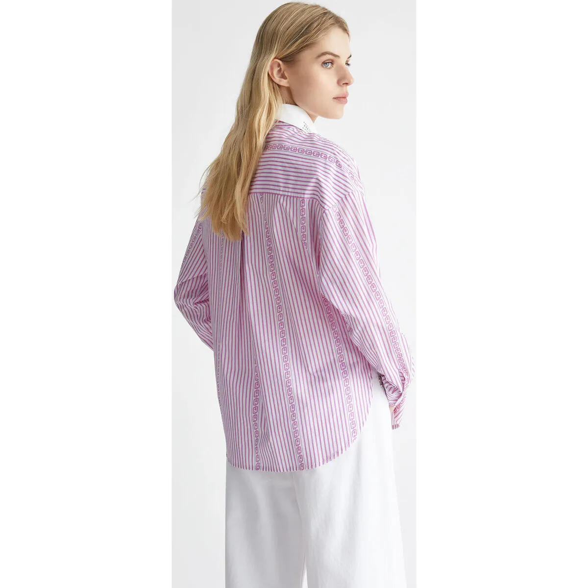 Camisa de popelina con strass