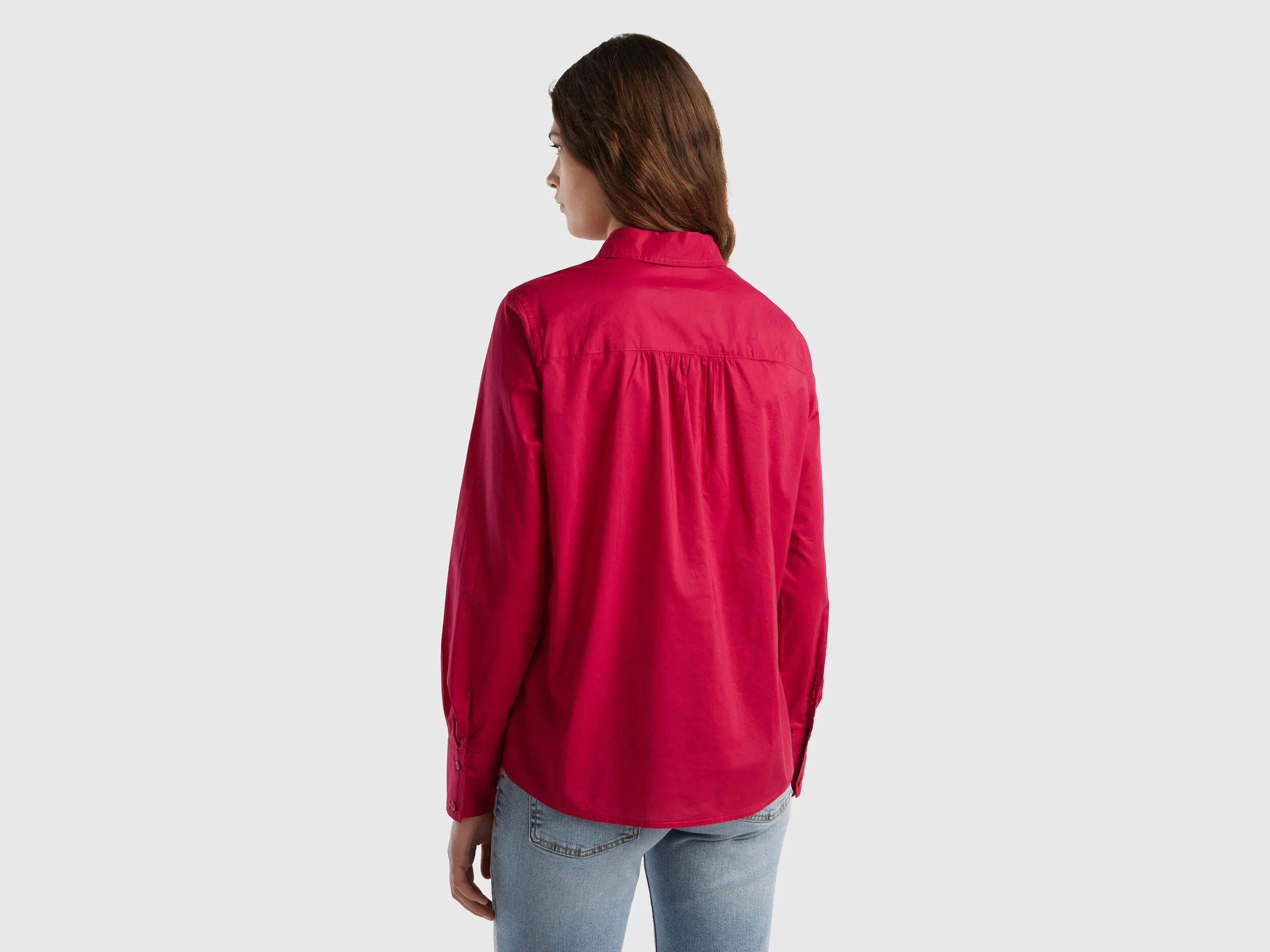Camisa regular fit de algodón ligero