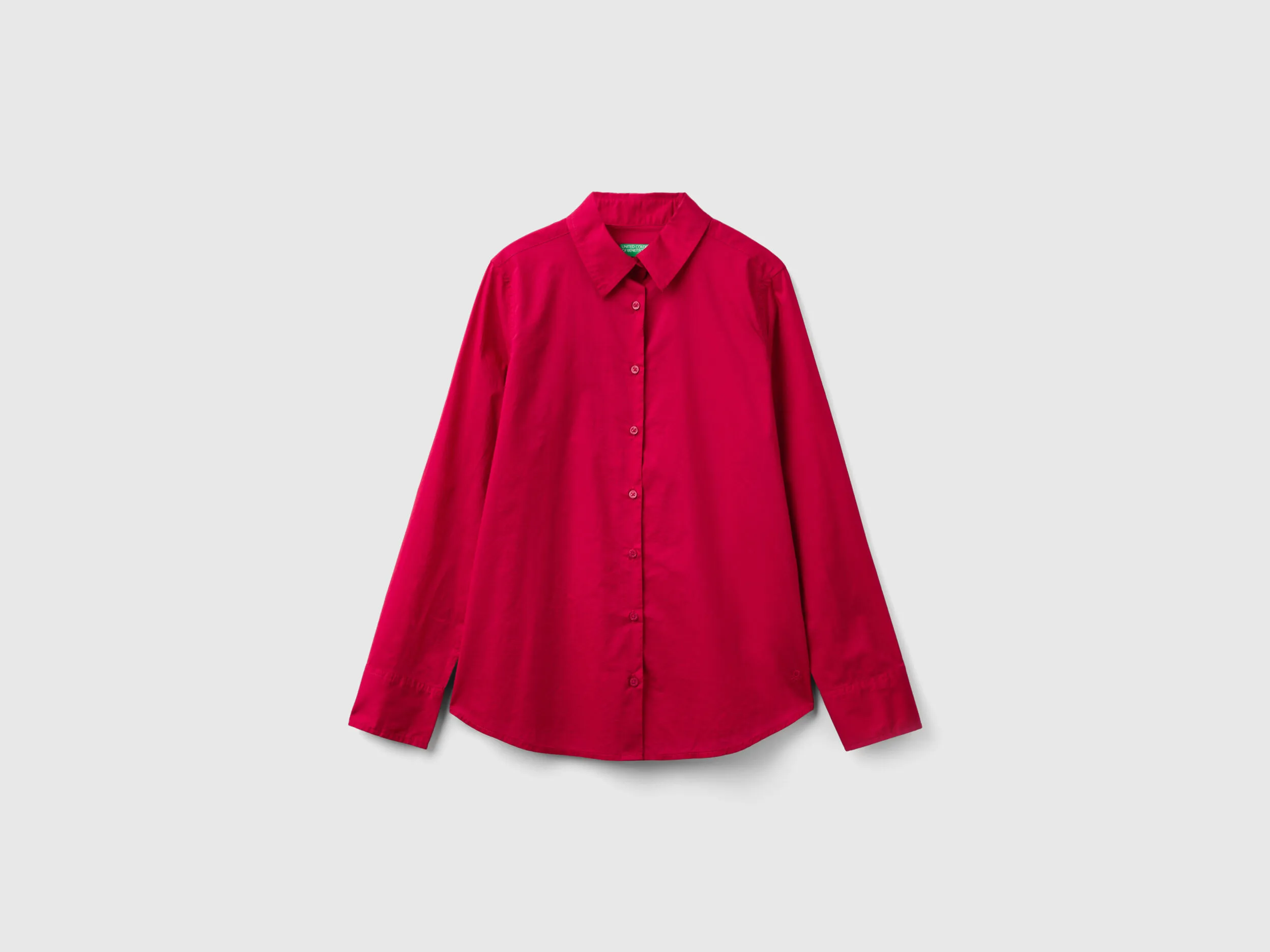 Camisa regular fit de algodón ligero