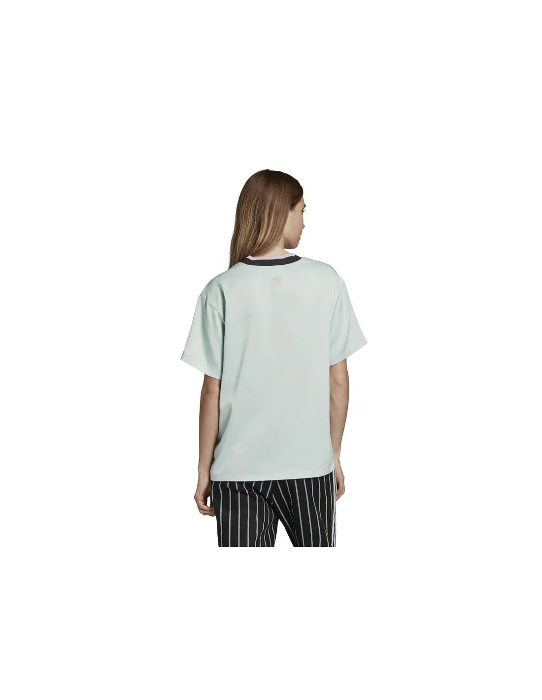 Camiseta adidas Boyfriend azul Mujer