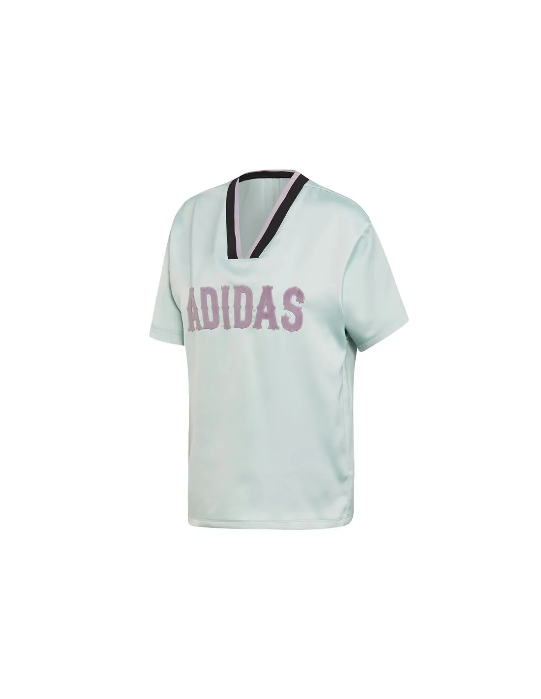 Camiseta adidas Boyfriend azul Mujer