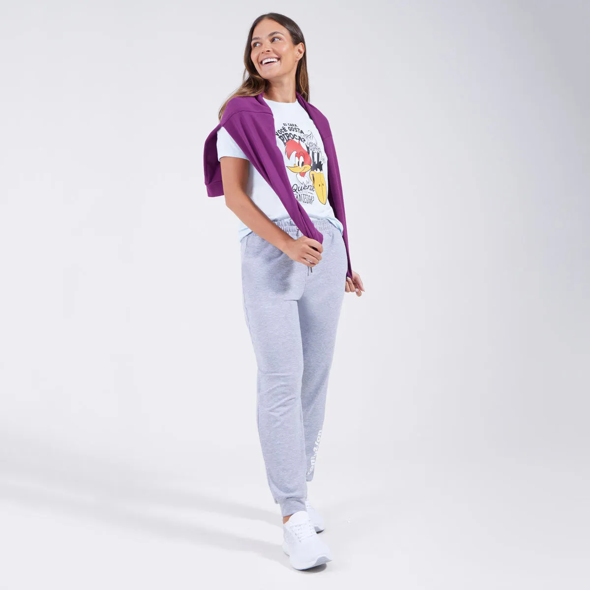 Camiseta Con Estampado Del Pájaro Loco