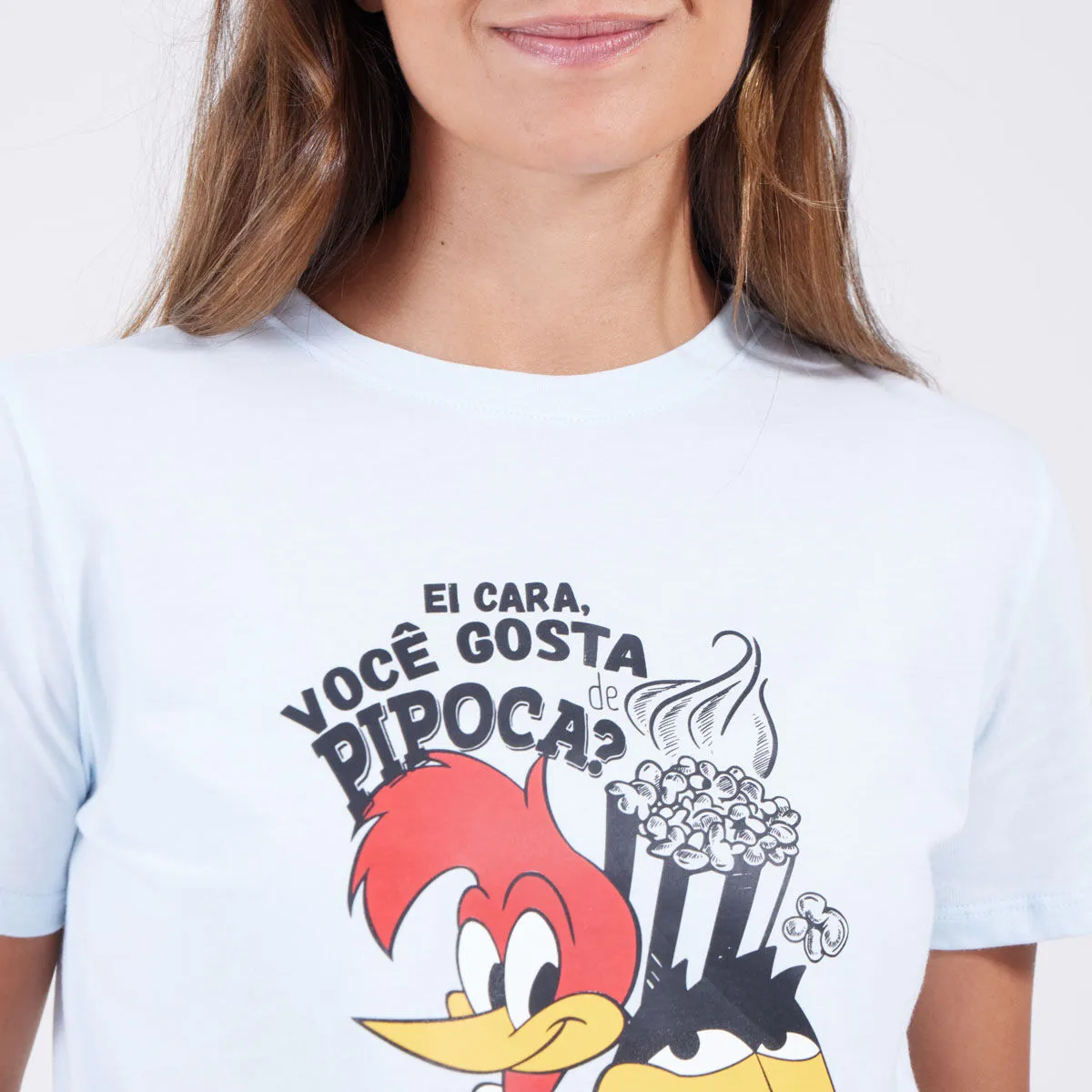 Camiseta Con Estampado Del Pájaro Loco