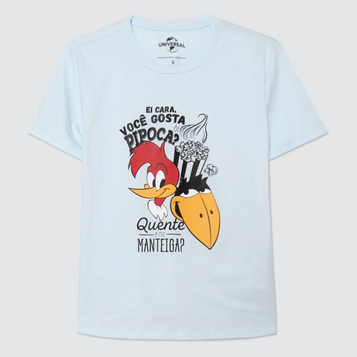 Camiseta Con Estampado Del Pájaro Loco