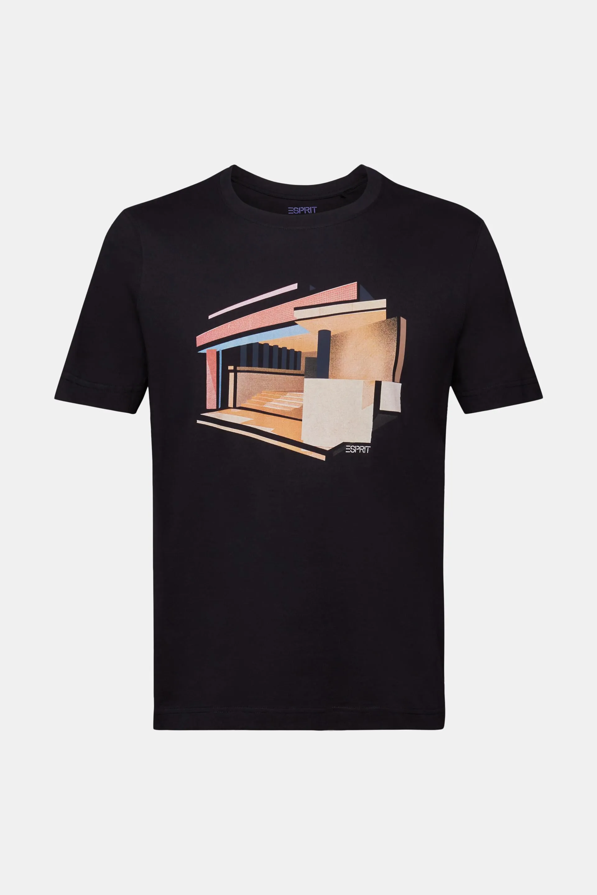 Camiseta con estampado geométrico