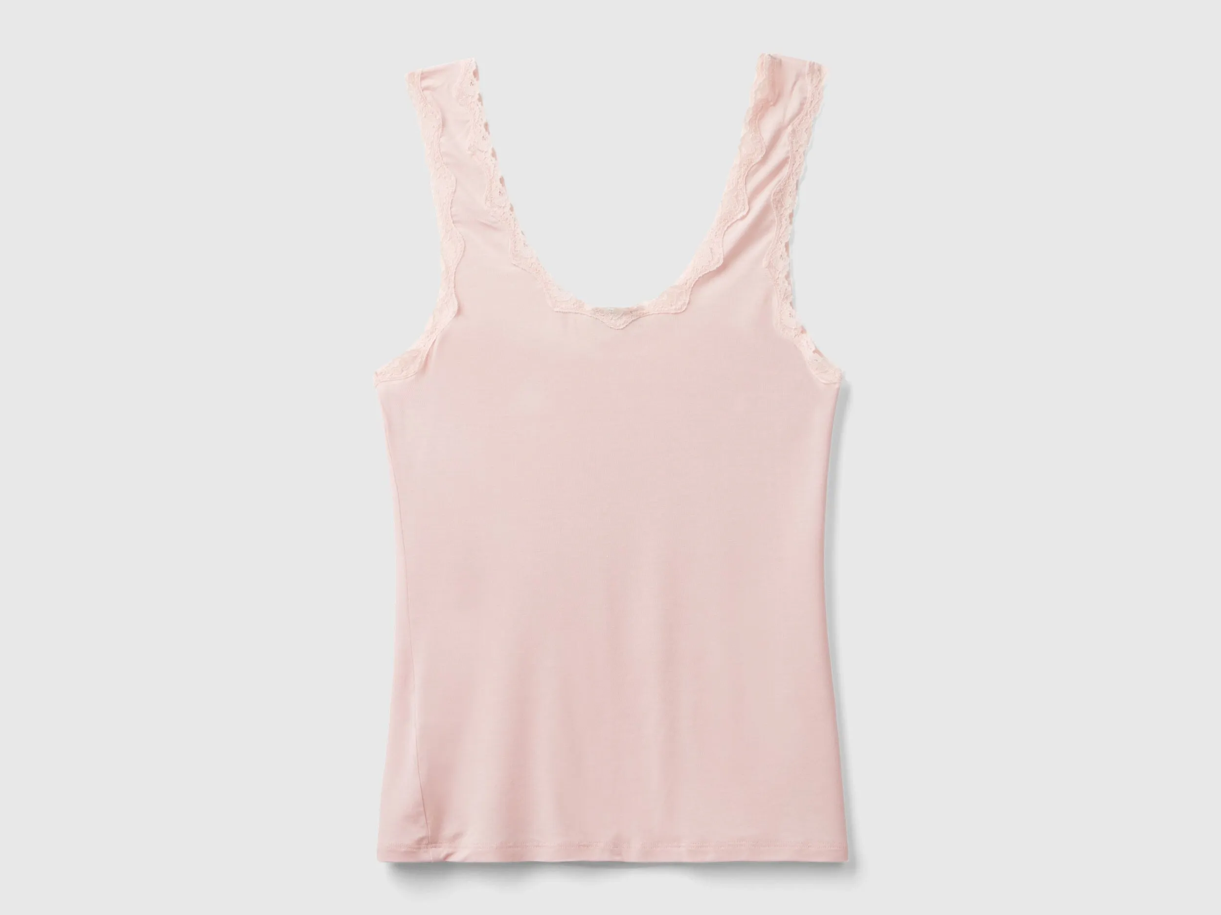 Camiseta de tirantes de Modal® con encaje