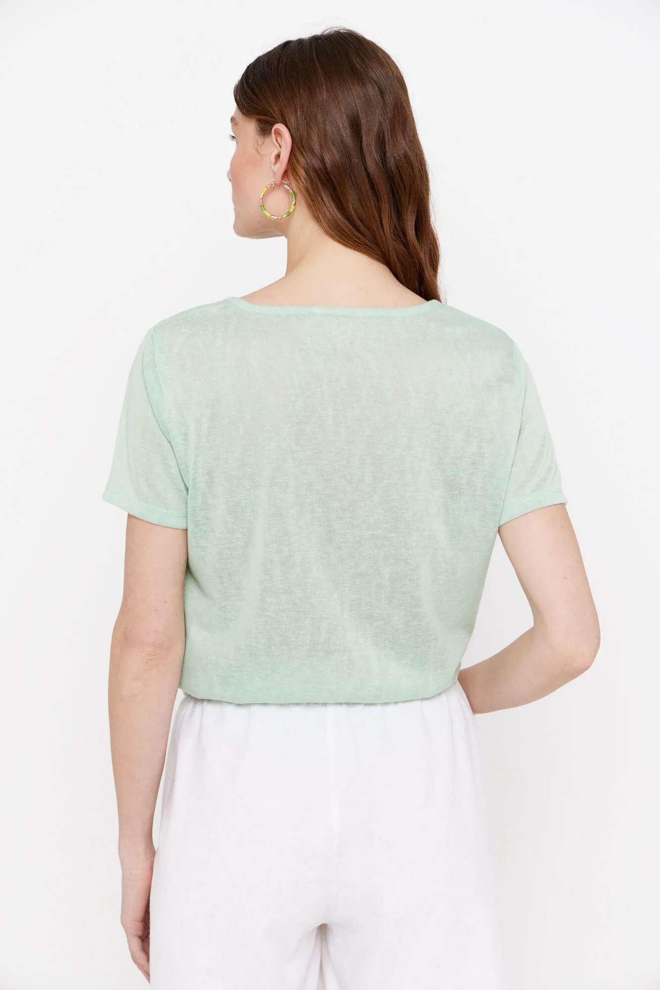 Camiseta detalle encaje