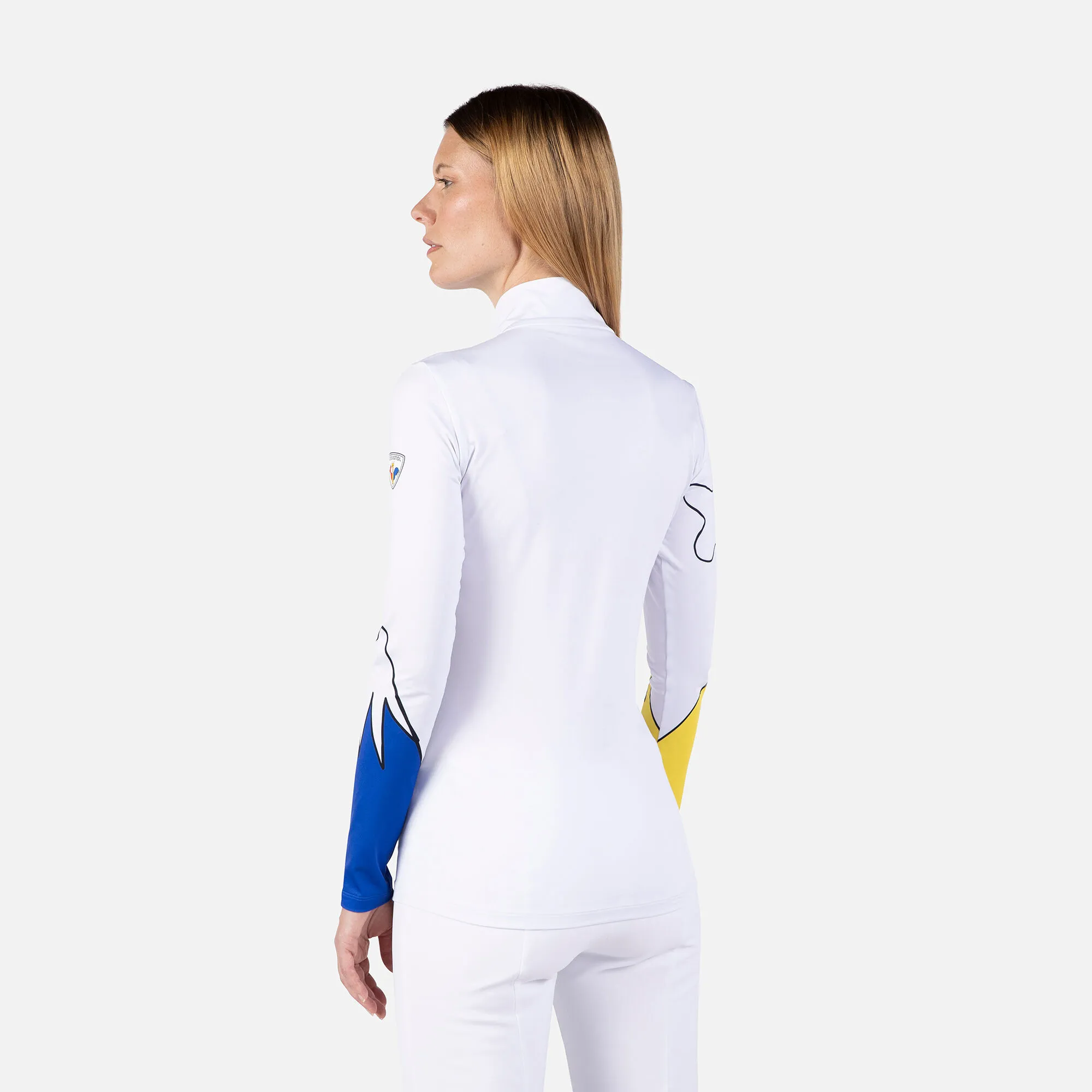 Camiseta mujer de media cremallera JCC Booster