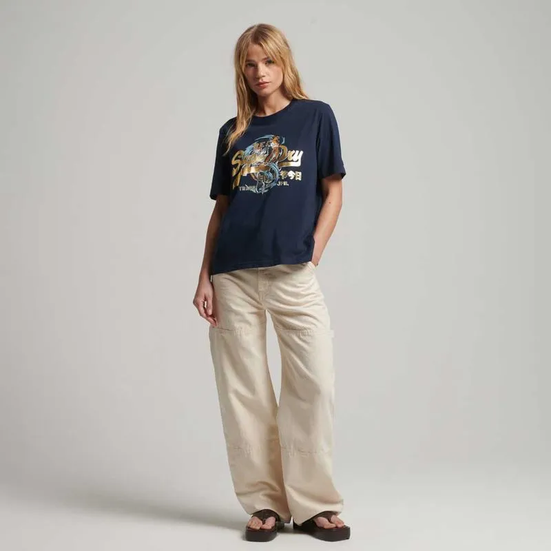 Camiseta Para Mujer Japanese Graphic Superdry
