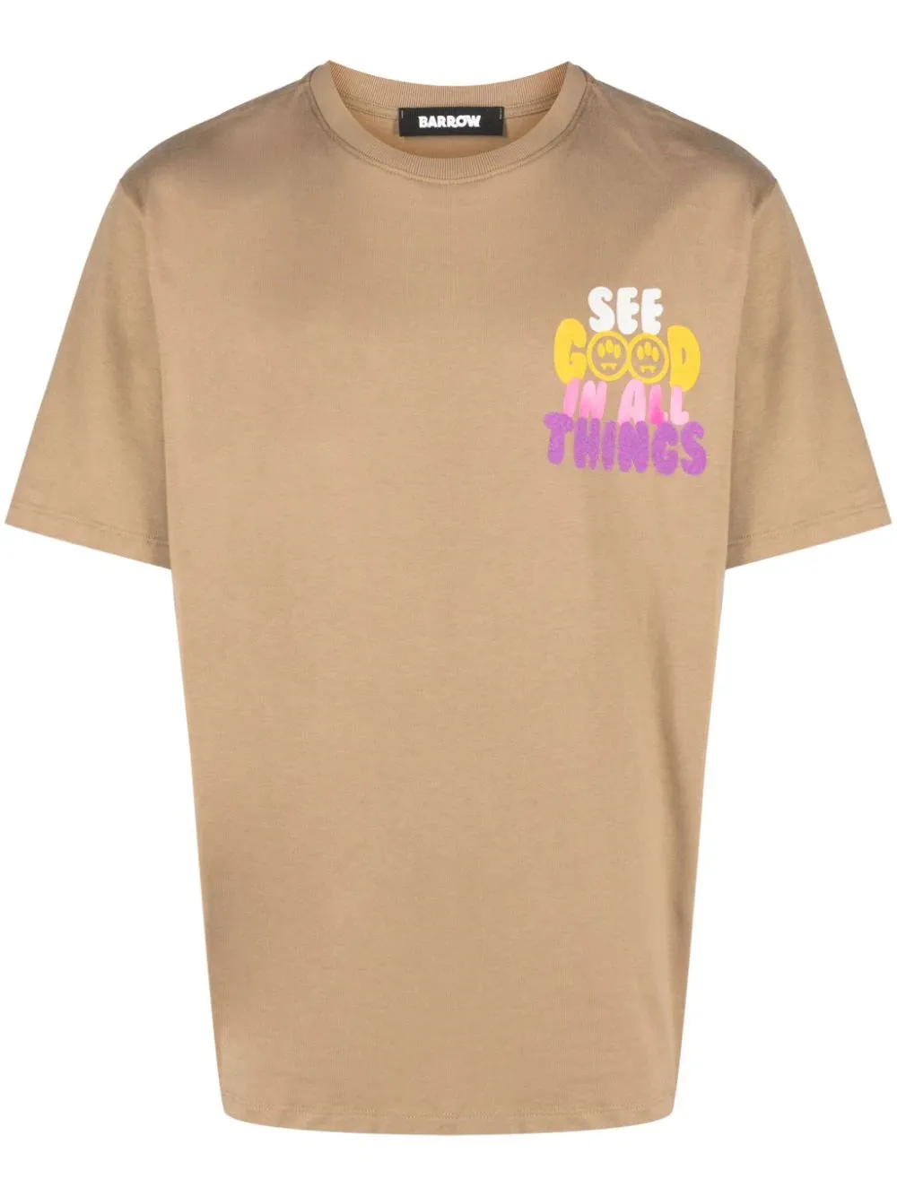 CAMISETA PRINT ESPALDA MARRN