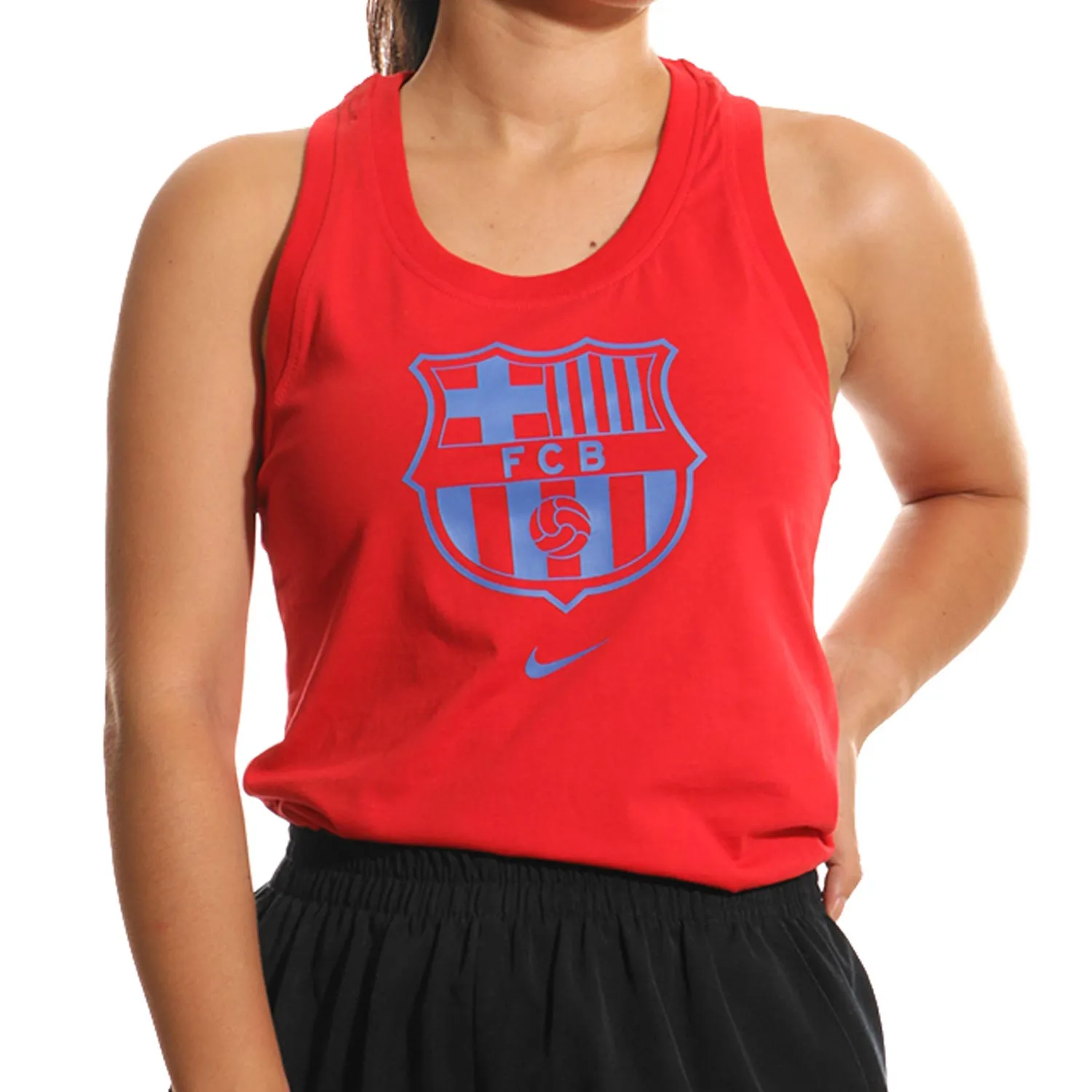 Camiseta tirantes Nike Barcelona mujer Crest Racer