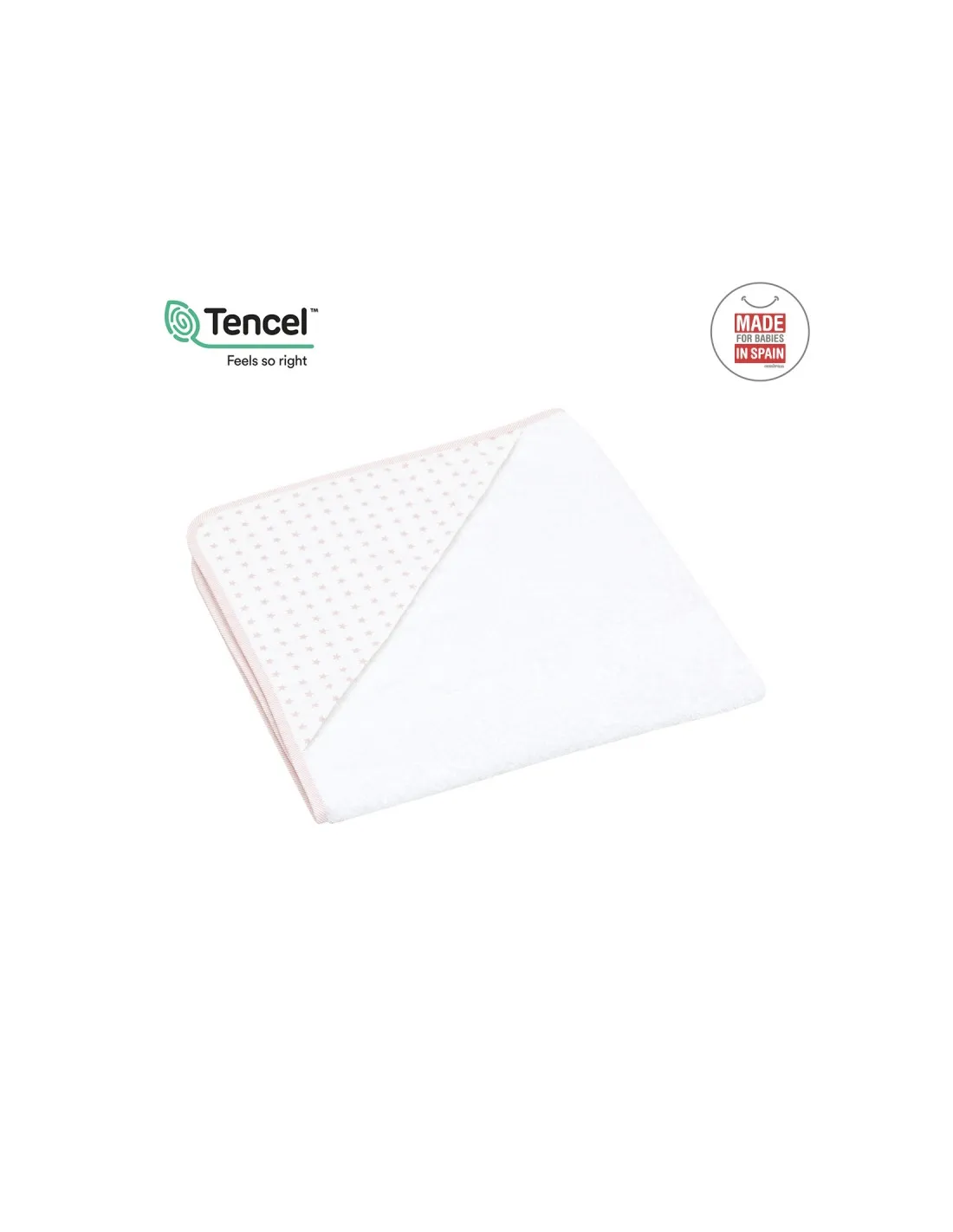 Capa de baño Star rosa 80 x 80 de Cambrass