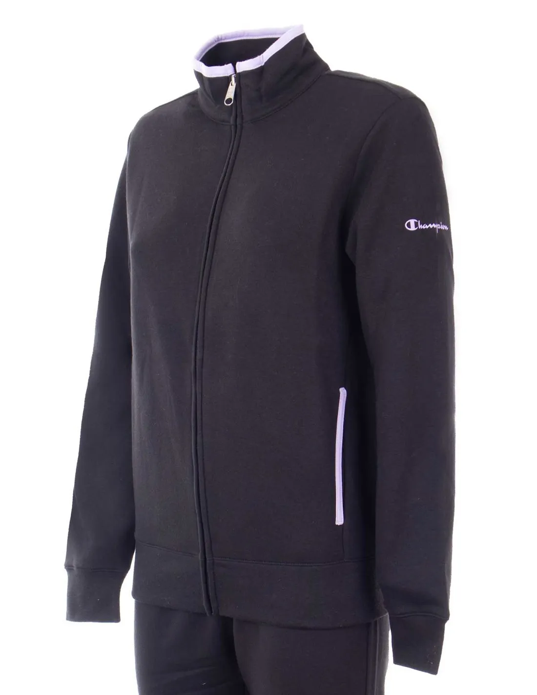 CHAMPION  CHáNDAL NEGRO Y LILA 116884 MUJER