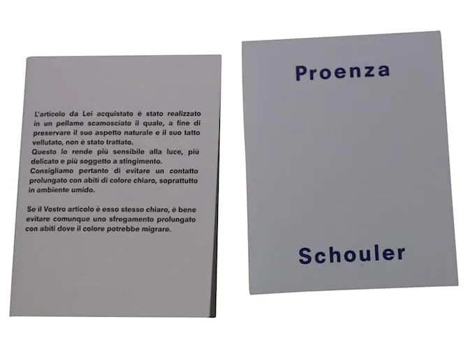 Chanclas Proenza Schouler en ante negro 