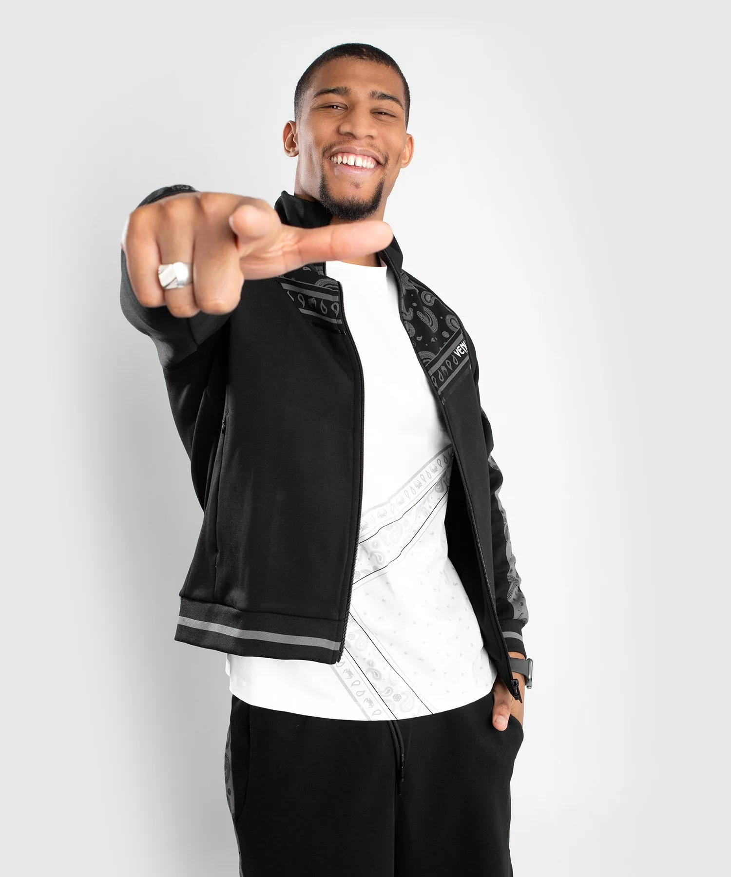 CHAQUETA DE CHáNDAL VENUM CALI 34   OVERSIZE NEGRO
