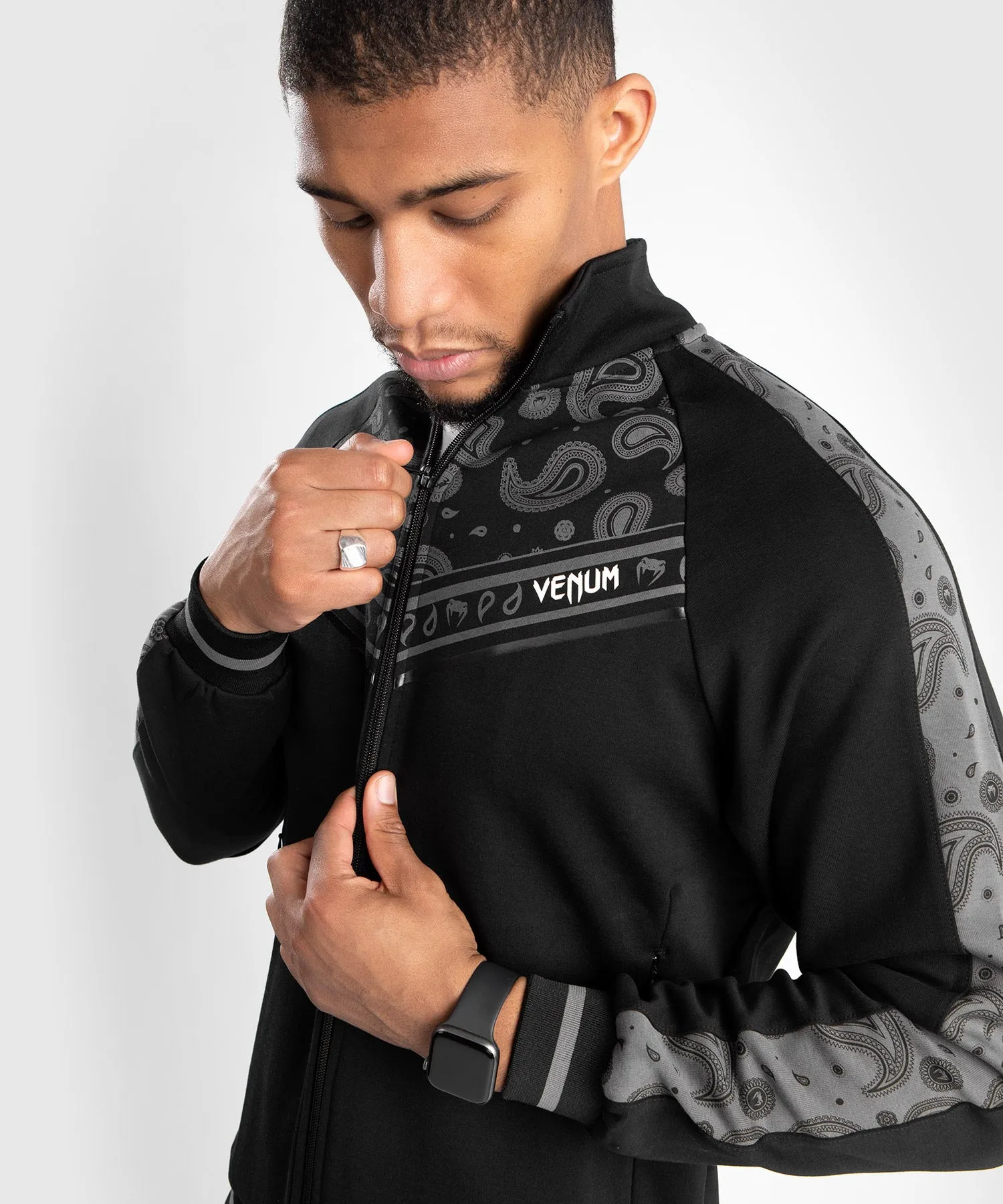 CHAQUETA DE CHáNDAL VENUM CALI 34   OVERSIZE NEGRO