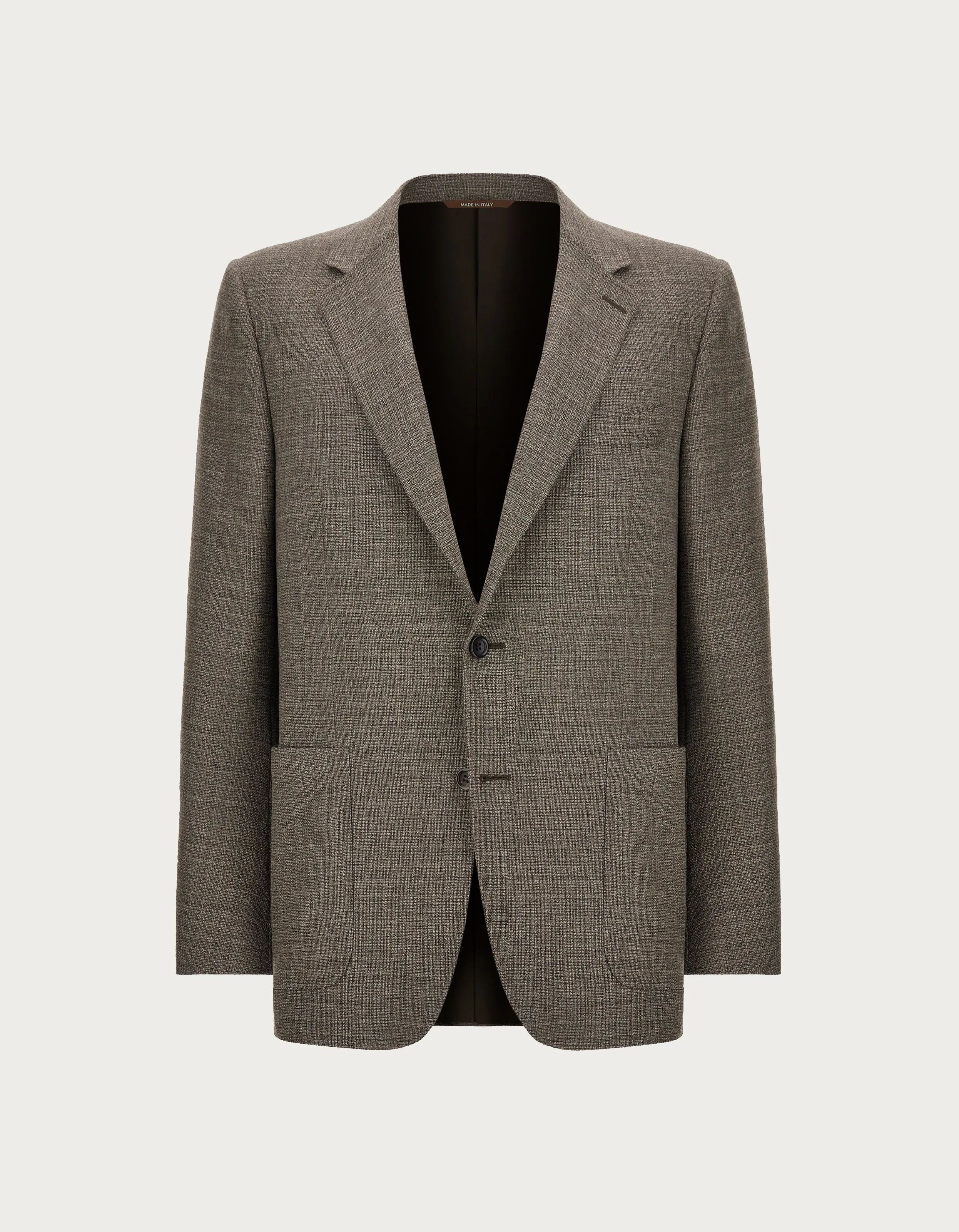 Chaqueta de lana beige 