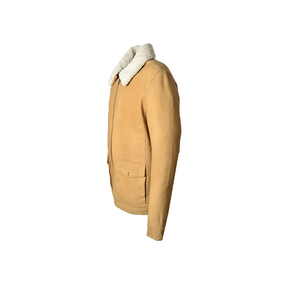 Chaqueta de Piel SCOTCH & SODA 139226 Color Cuero