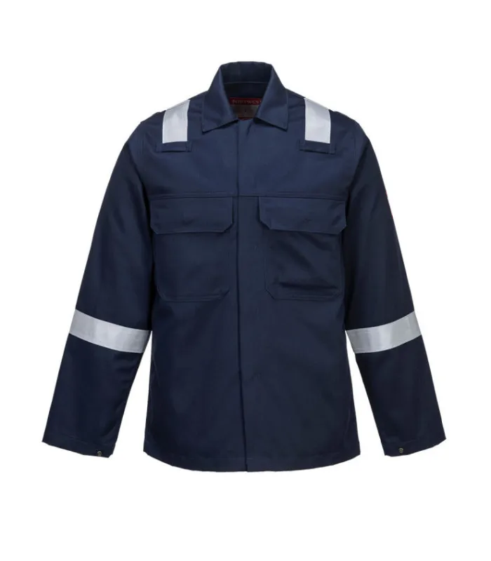 Chaqueta de protección Bizweld Iona, resistente a la llama, con cintas reflectantes PORTWEST BZ13