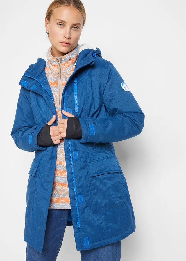 Chaqueta funcional Azul ártico jaspeado