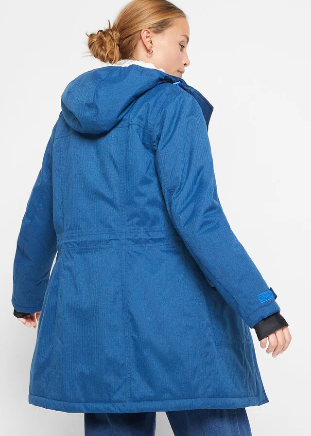 Chaqueta funcional Azul ártico jaspeado