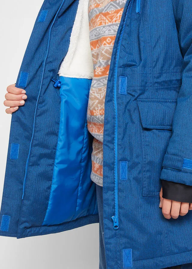 Chaqueta funcional Azul ártico jaspeado