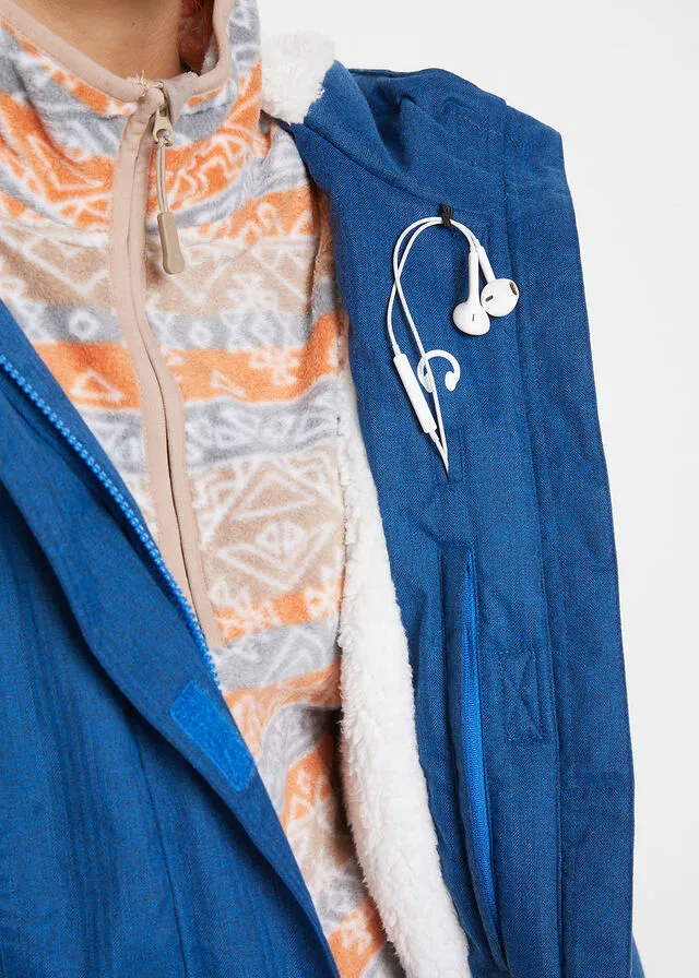 Chaqueta funcional Azul ártico jaspeado