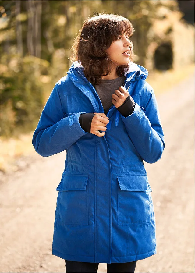Chaqueta funcional Azul ártico jaspeado