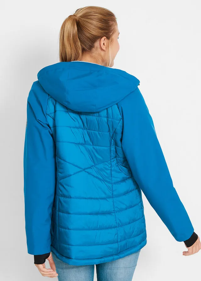 Chaqueta funcional con aspecto híbrido Azul polar