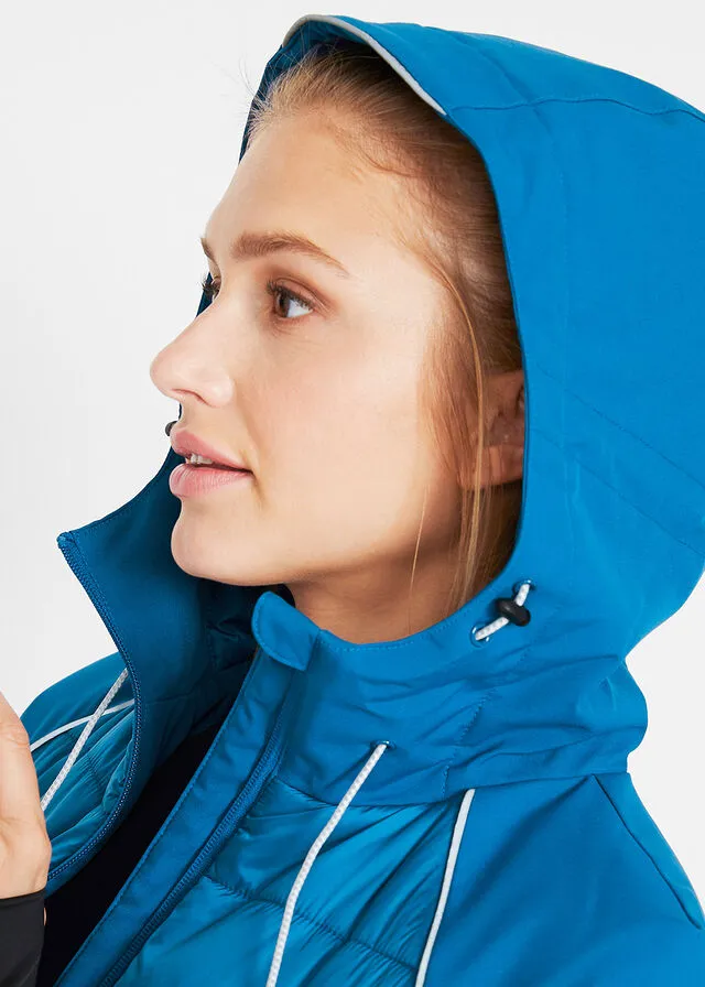 Chaqueta funcional con aspecto híbrido Azul polar