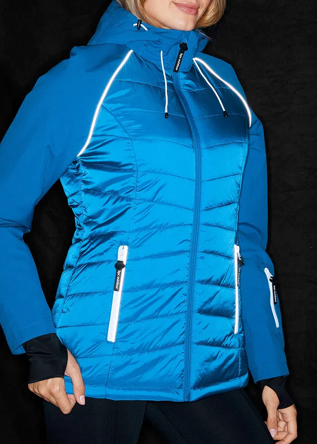 Chaqueta funcional con aspecto híbrido Azul polar