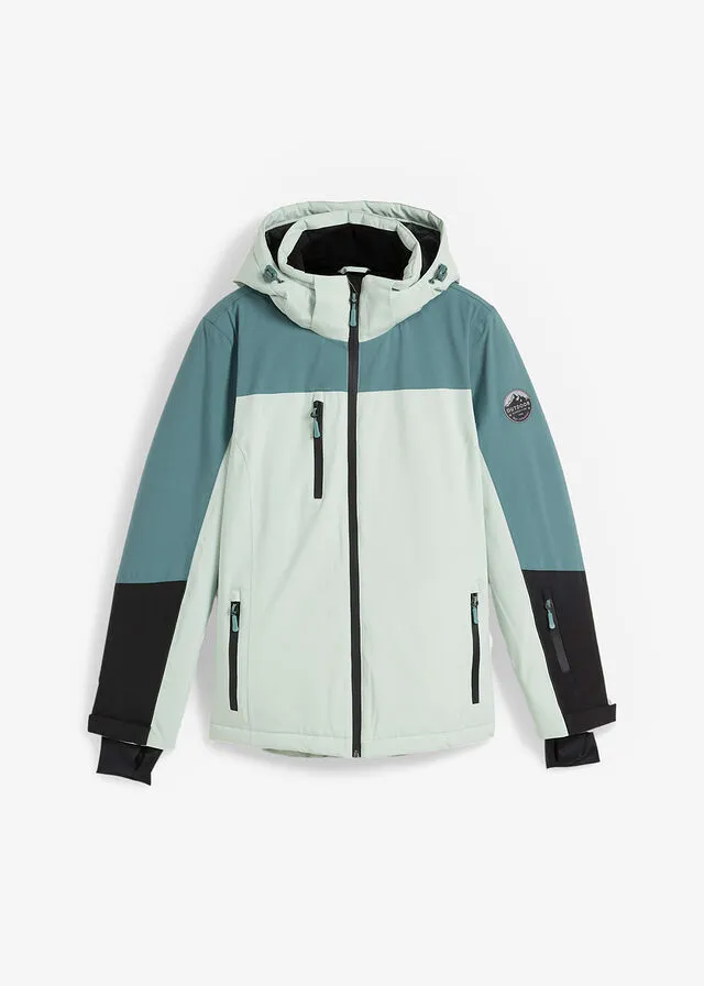 CHAQUETA FUNCIONAL VERDE PASTELVERDE GRISáCEO