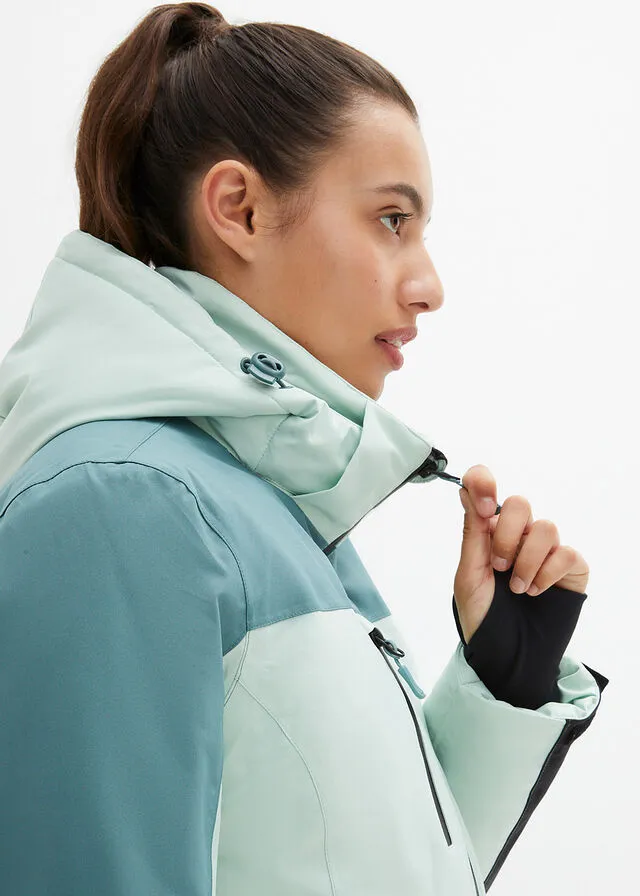 CHAQUETA FUNCIONAL VERDE PASTELVERDE GRISáCEO