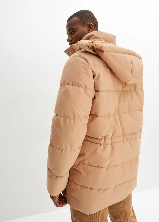 Chaqueta guateada café con hielo