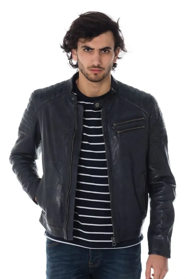 Chaqueta Hombre Daytona Starget Lamb Paolo Midnight Blue