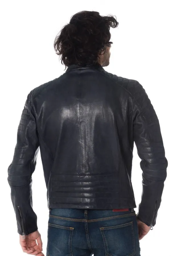 Chaqueta Hombre Daytona Starget Lamb Paolo Midnight Blue