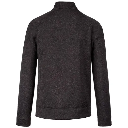 Chaqueta Jaspeada Con Cremallera Hombre