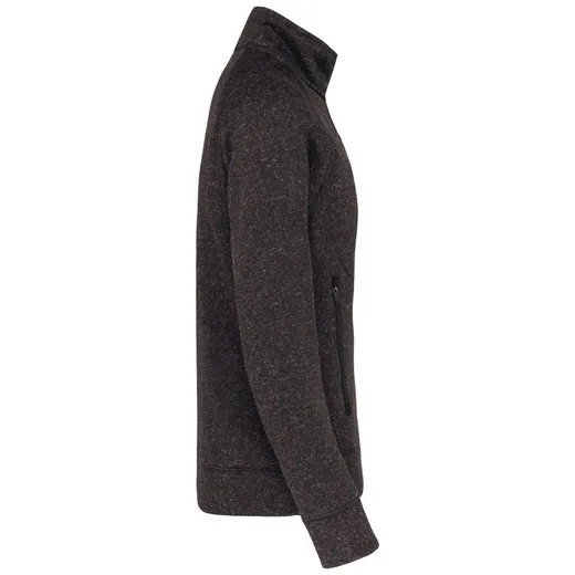 Chaqueta Jaspeada Con Cremallera Hombre