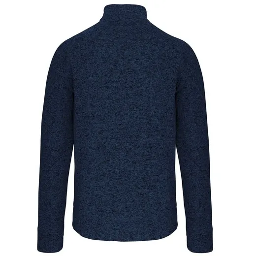 Chaqueta Jaspeada Con Cremallera Hombre