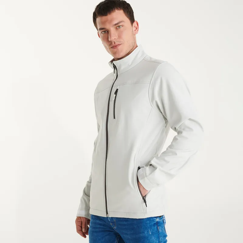 Chaqueta SoftShell de 2 capas de manga raglán con cremallera sellada  ANTARTIDA ROLY
