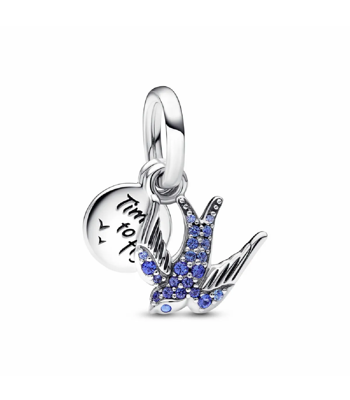 CHARM COLGANTE DOBLE GOLONDRINA BRILLANTE  792570C01