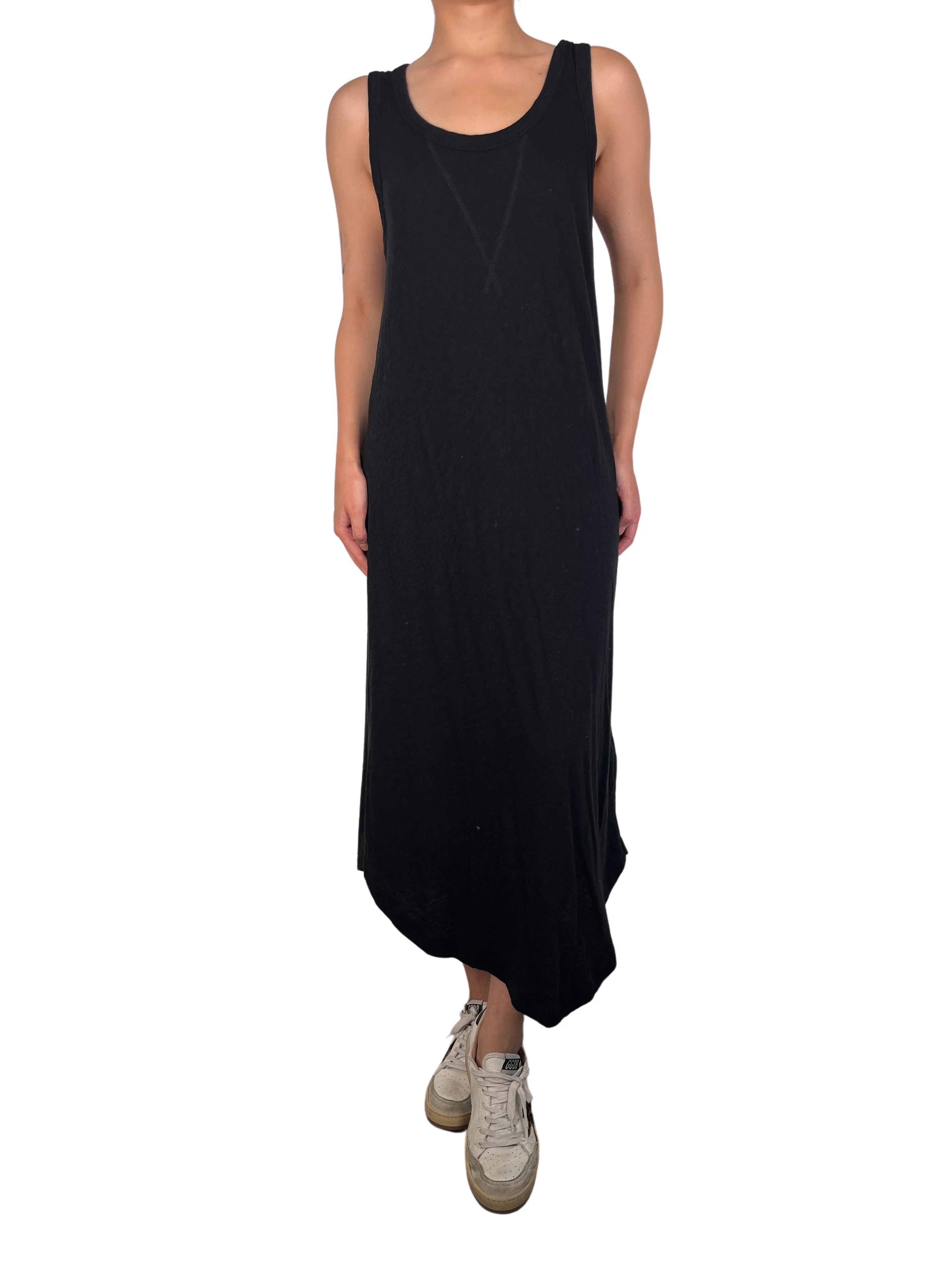 CHER Vestido Maxi Negro