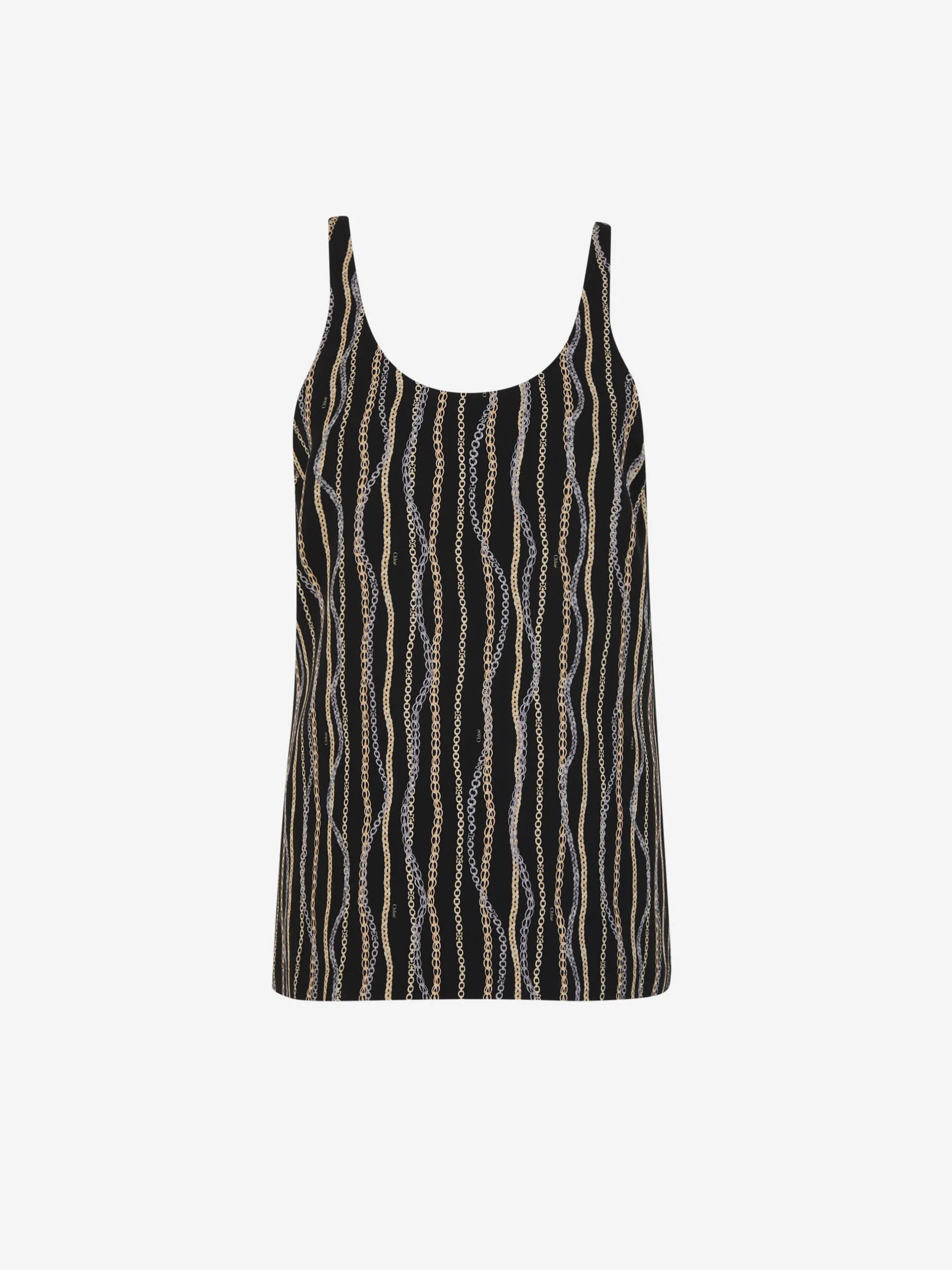 Chloé Top Tirantes Seda