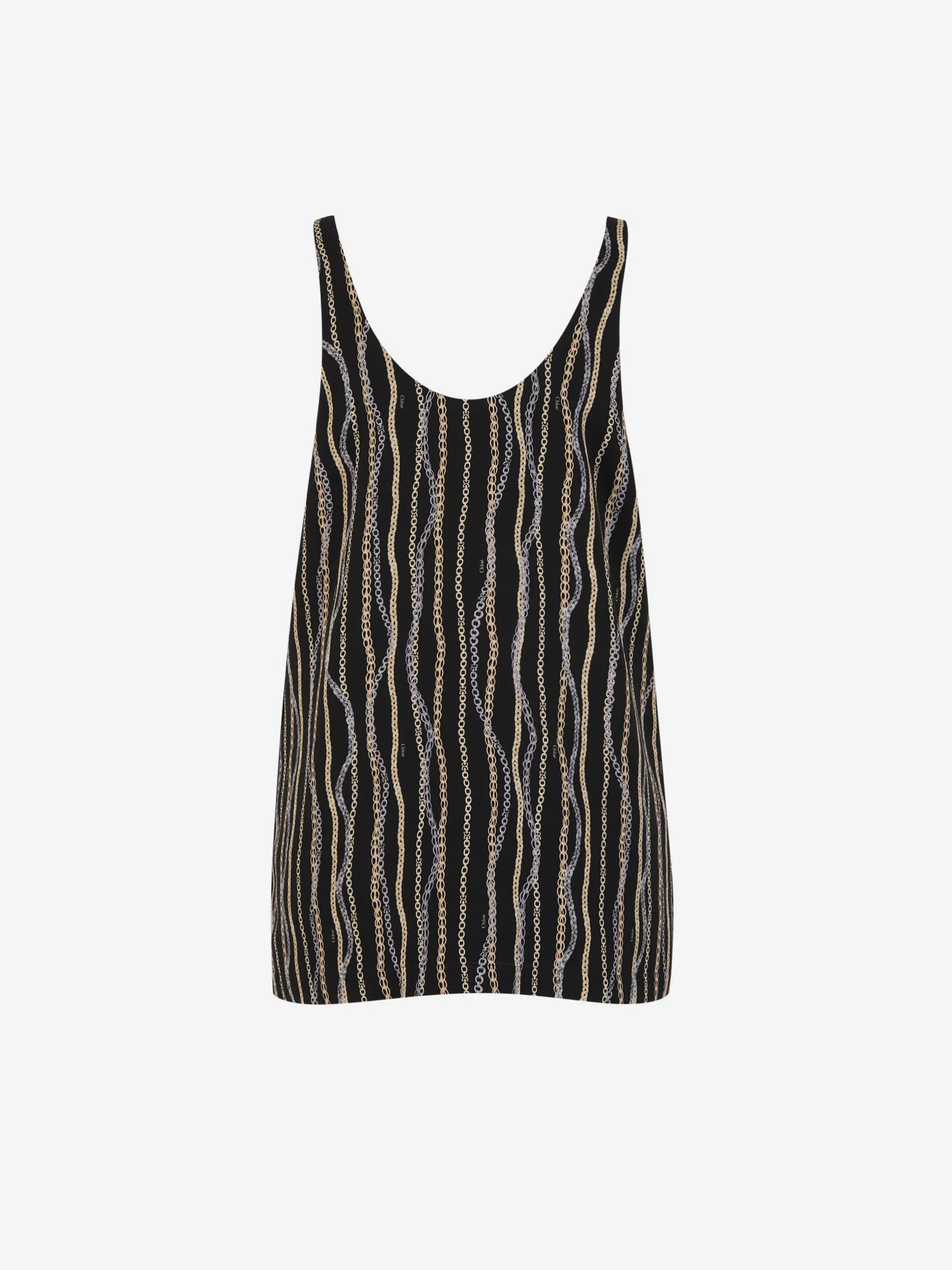 Chloé Top Tirantes Seda