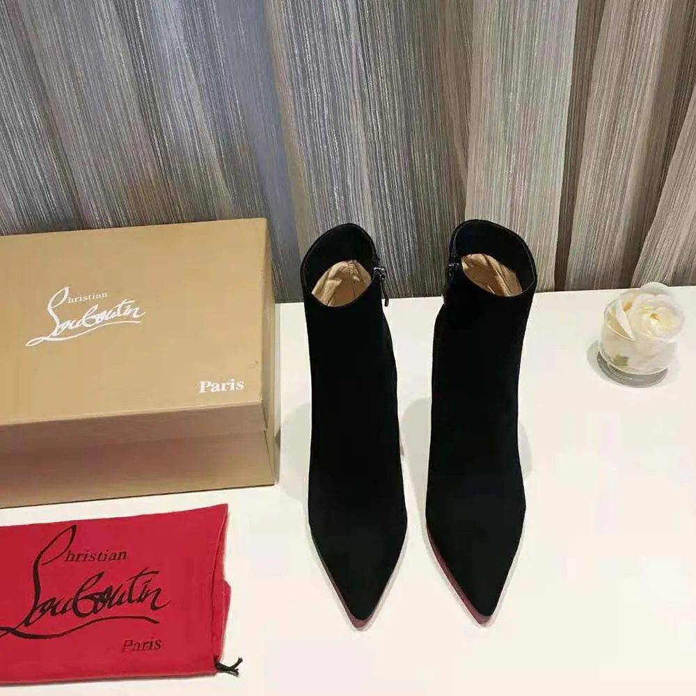 CHRISTIAN LOUBOUTIN MUJER ELOISE BOOTY TACóN 100 MMNEGRO