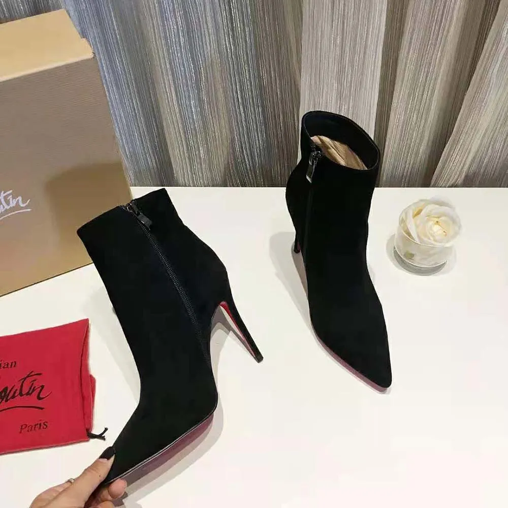 CHRISTIAN LOUBOUTIN MUJER ELOISE BOOTY TACóN 100 MMNEGRO